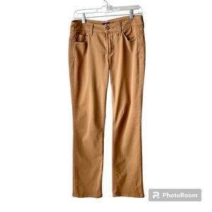 NYJD Leggings Straight Leg Stretch Tan Pants Size 2P